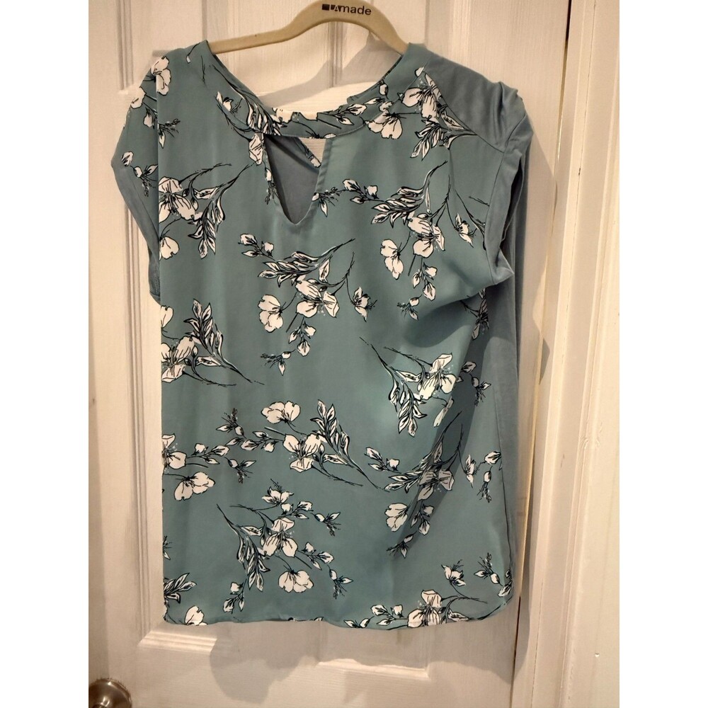 Papermoon Blouse Green Black & White NWOT Size S